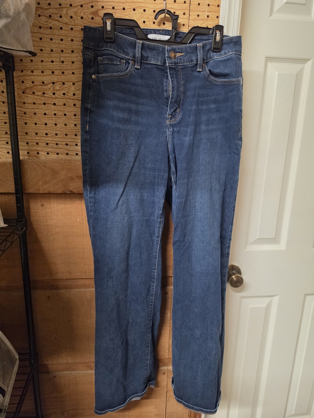 Lane Bryant Straight-Leg Jeans in Deep Blue Wash